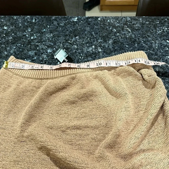 Express High Waisted Ruched Sweater Knit Skirt - Picture 4 of 8